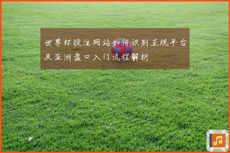 世界杯投注网站如何识别正规平台及亚洲盘口入门流程解析