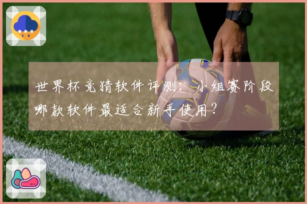 世界杯竞猜软件评测：小组赛阶段哪款软件最适合新手使用？
